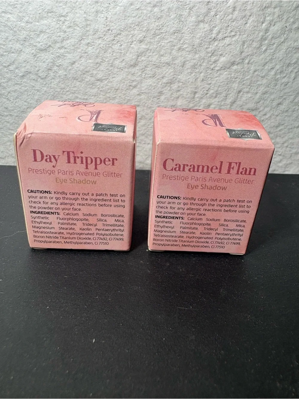 Prestige Paris Day Tripper & Caramel Flan Eyeshadow